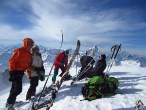 In vetta al Breithorn (photo courtesy 82x365.club4000.it)