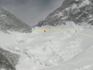 Invernale al Broad Peak - il punto di ritiro di Adam Belecki e Artur Malek a 7820 metri (Photo http://polskihimalaizmzimowy.pl)