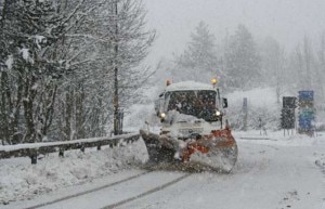 Neve sul Nord Italia (Photo courtesy 3bmeteo.com)