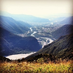 La valle del Piave tra Quero e Segusino (Photo courtesy of www.pingram.me)