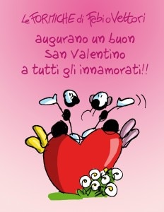 Vignetta di Fabio Vettori - auguri di San Valentino