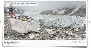 Everest a 360 gradi_Campo base su Google Street View