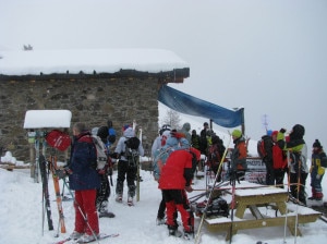 Il ristoro a Malga Camposecco