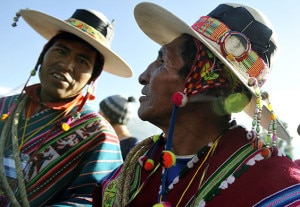 Le lingue Quechua parlate nel Sud America sono ricche di consonanti eiettive (Photo courtesy of yeeyan.org)