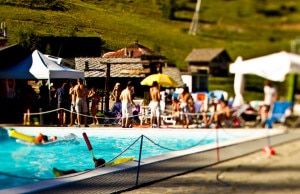 Piscina alpina a Courmayeur