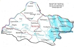 Rukkum district map, file photo.