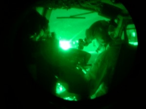 VIsta con visore nvg (Photo IV Reggimento Aviazione Esercito ALTAIR)