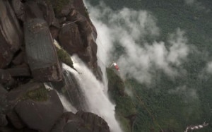 Slackline all'Angel Falls