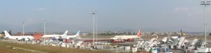 An International terminal of Tribhuvan International Airport in Kathmandu. Photo: tiairport.com.np