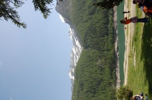 Panorama con lago Ceresole