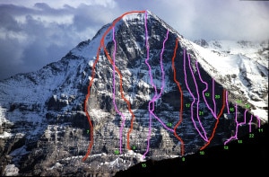 Eiger Nordwand_la numero 17: Piola-Ghilini Direttissima