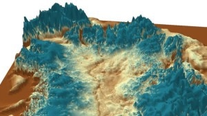 Greenland Canyon (Image courtesy of J. Bamber - University of Bristol)