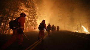 Yosemite wildfire (photo AP courtesy foxnews.com)