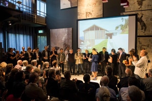 La cerimonia di premiazione di Constructive Alps (Photo David Schweizer courtesy of www.constructivealps.net)
