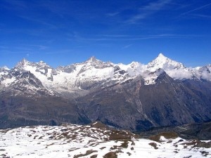 Alpi del Canton Vallese (Photo Dirk Beyer courtesy of WikiMedia Commons)