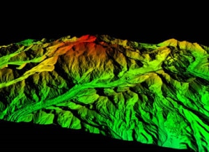 Denali al radar Ifsar (photo ned.usgs)