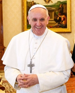 Papa Francesco (Photo Roberto Stuckert Filho courtesy of Agência Brasil/Wikimedia Commons)