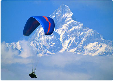 Paragliding in Pokhara, file photo.