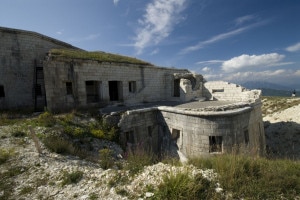 Il Forte della Prima Guerra Mondiale al Monte Lisser
