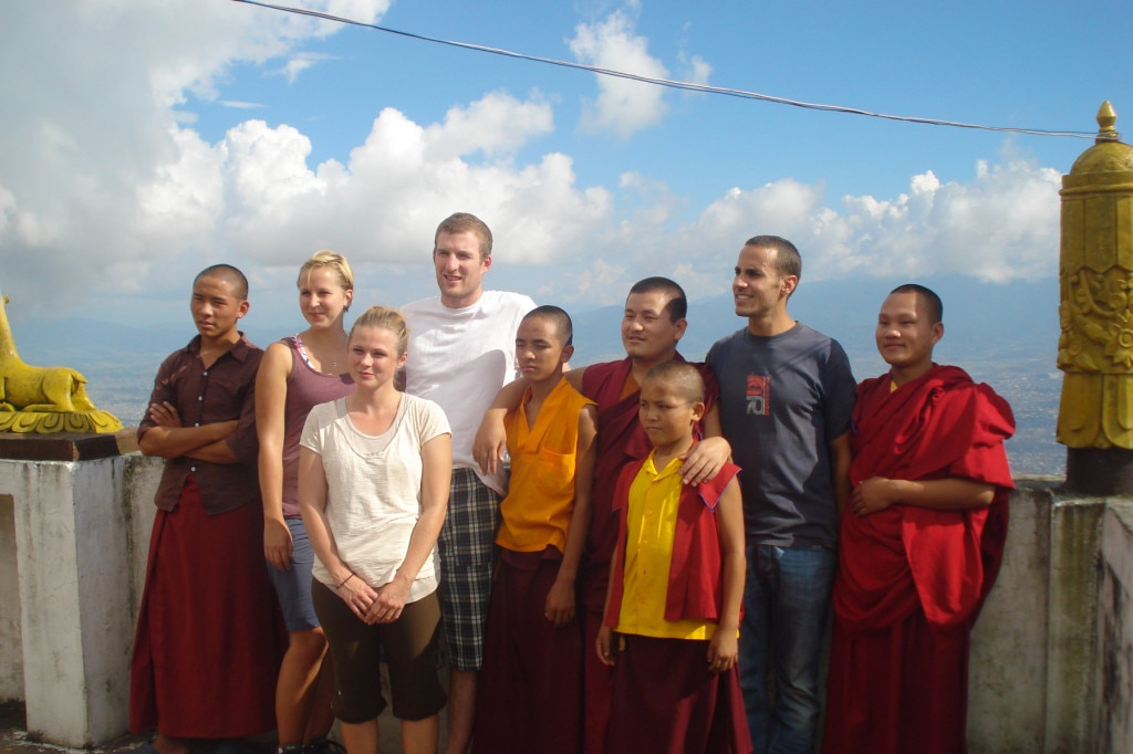 Foreigneers at Swyambhunath