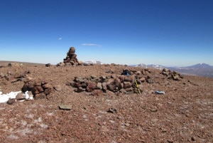 I resti in cima all'Alto Toroni (Photo www.andes.org.uk)