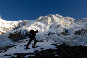 Steck all'Annapurna sud (Photo www.uelisteck.ch)