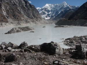 A file photo of Tsho Rolpa Glacier Lake in Dolkha district.