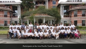 Participants at the Youth Asia-Pacific region. Photo: ICIMOD, Nepal.