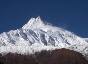 The 8163 m high Mt Manaslu. Photo: File photo