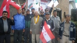 A Nepali Congress candidate for Kathmandu constituency No. 5 Nara Hari Acharya in one of his poll campaigning post in the facebook.  