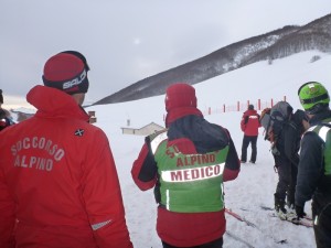 Il Sasa durante un intervento lo scorso gennaio - foto d'archivio- (Photo courtesy of Cnsas Abruzzo/Sasa)