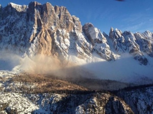 Crollo sul Civetta - Photo courtesy Corriere delle Alpi