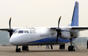 The China-made MA-60 Aircraft. Photo: File photo