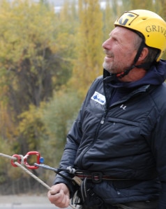 Maurizio Gallo in Pakistan durante la formazione del Concordia Rescue Team