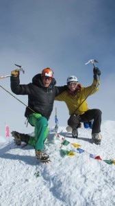 Magnus Kastengren e Andreas Fransson in cima al McKinley nel 2011 (Photo courtesy Brant.se)