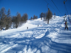 Pista di Pragelato parte del comprensorio piemontese Via Lattea (Photo courtesy Wikimedia Commons)