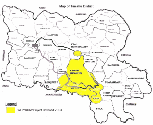Tanahu district Map, source: lovelytanahu.com.