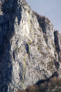 Tracciato della via Mariet (Photo courtesy of lecconews.lc)