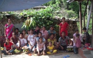 Brothers and sisters pose for a group photo after Bhai Tika, Tihar. Photo: File photo/NMF