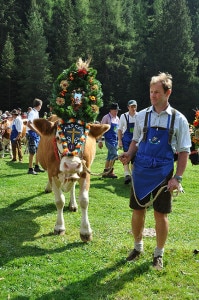 Werener Perathoner durante una manifestazione (Photo courtesy of www.gutonhof.com)