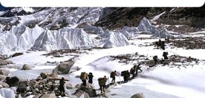 In this file photo, foreigners are trekking in Lukla region. Photo:Photo source: nepaltrekking.com 