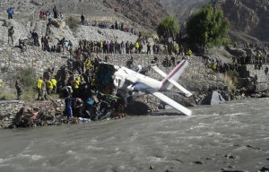 A file photo of Jomsom aircraft crash that took place in May 16, 2013 in mountainous district Mustang.