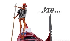 Ötzi gondoliere (Photo courtesy of Pagina Facebook Ötzi Superstar)