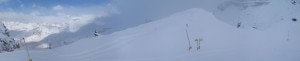 Panorama del Monte Rosa questa mattina (Photo courtesy of Monterosa Ski/MeteoEye/www.techcom.it/www.obiettivoneve.it)