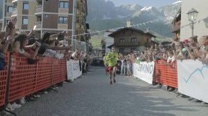 Kilian Jornet Burgada all'arrivo a Cervinia (Photo courtesy of Pagina Facebook Summits of my life)