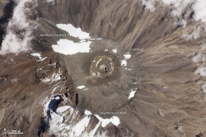 Kilimanjaro (ohoto courtesy Nasa)