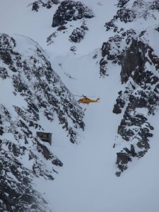 Soccorso alpino intervenuto al Rifugio Pian della Ballotta - (foto di archivio del Cnsas)
