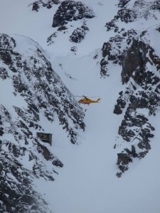 Soccorso alpino intervenuto al Rifugio Pian della Ballotta - (foto di archivio del Cnsas)