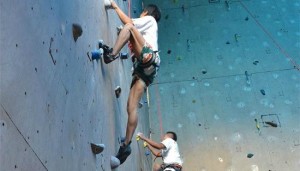 Climbing competition on the big wall. Photo: File photo