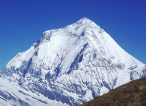 8,167 meter high Mt Dhaulagiri